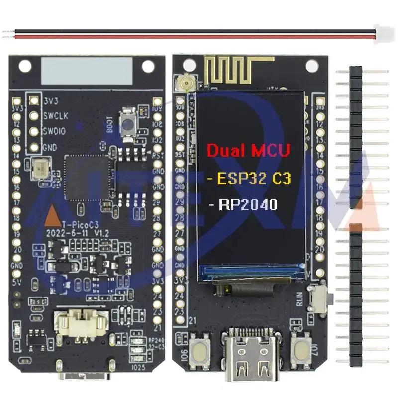 T-PicoC3 ESP32-C3 RP2040  WIFI     Arduino   MCU 1.14 ġ ST7789 ÷